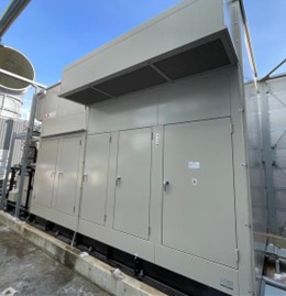 長野運動公園に導入したガスコージェネレーションシステム